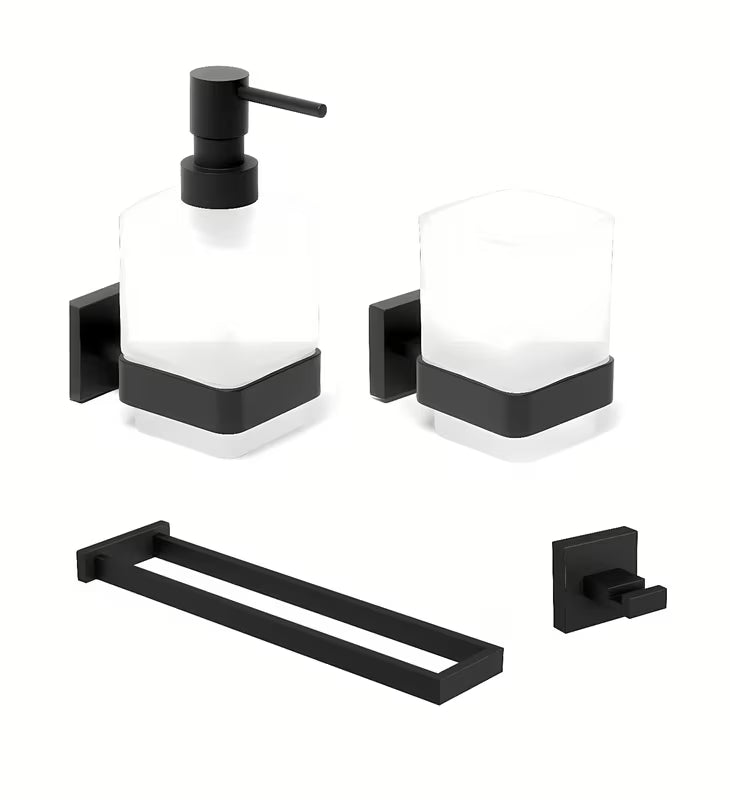 Set kupaonskih dodataka SAT B-way pro usklađen izgled i praktičnu organizaciju u kupaonici.