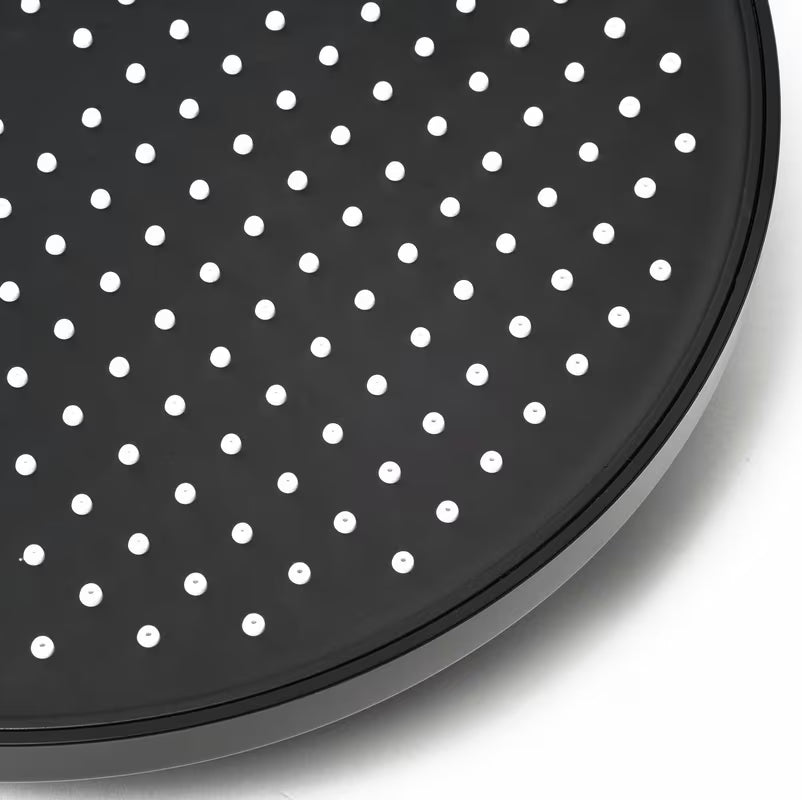 Nadglavni tuš SAT B-Way u mat crnoj izvedbi promjera 25,4 cm