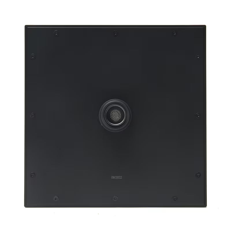 Kvadratna nadglavni tuš SAT B-Way 20x20 cm u mat crnoj boji s metalnom izvedbom