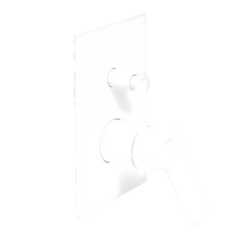 Podžbukna miješalica za tuš SAT B-Way s ručicom u mat bijeloj boji