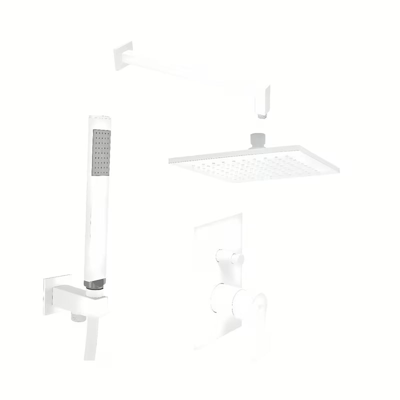 Podžbukni tuš sustav SAT B-Way u bijeloj mat boji pro za modernu kupaonicu