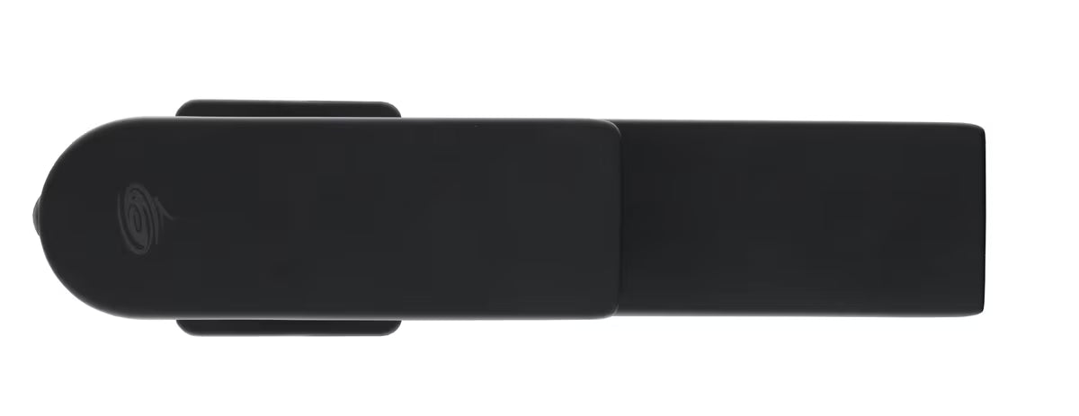 Stojeća miješalica za umivaonik SAT B-Way u mat crnoj boji s ručicom za upravljanje bez odvoda.