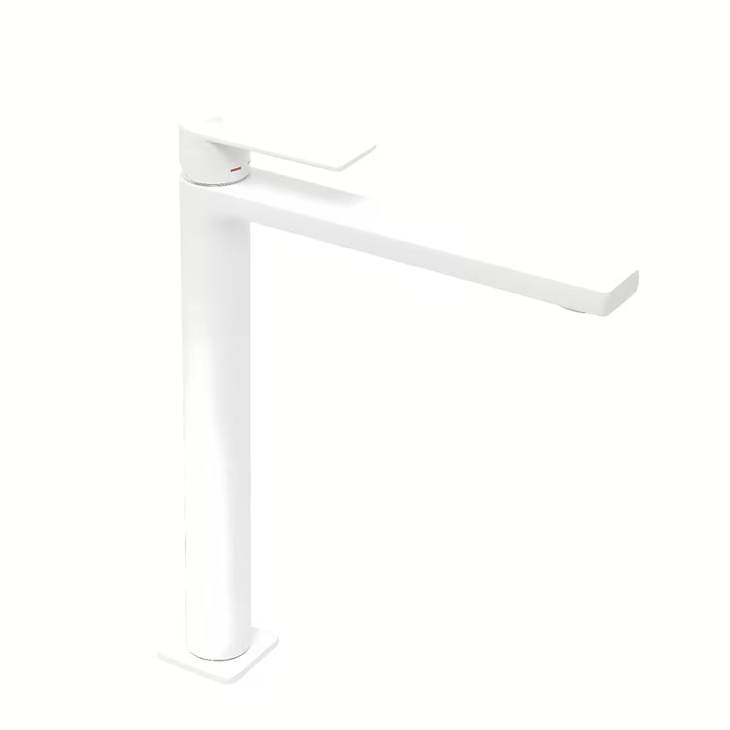 Visoka miješalica za Umivaonik SAT B-Way u bijeloj mat izvedbi bez odvoda