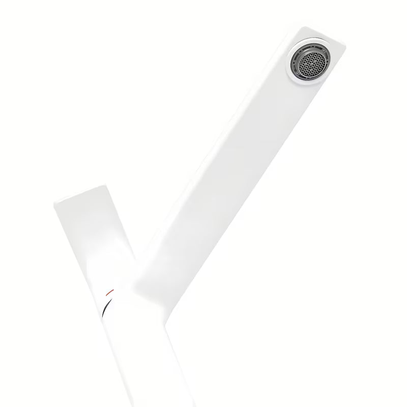 Visoka miješalica za Umivaonik SAT B-Way u mat bijeloj izvedbi bez odvoda