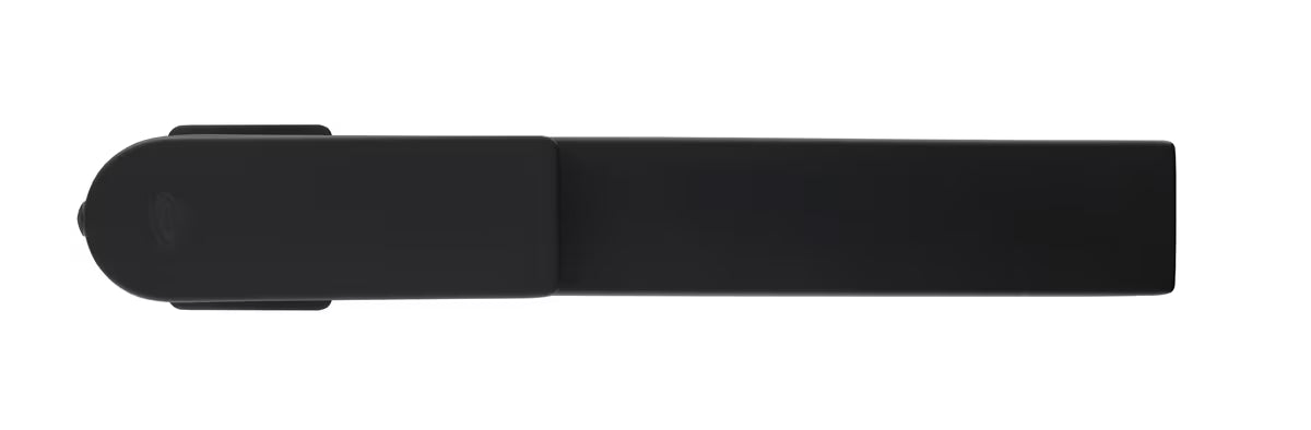 Visoka jednoručna baterija miješalica za umivaonik SAT B-Way u mat crnoj izvedbi za umivaonik na ploču.