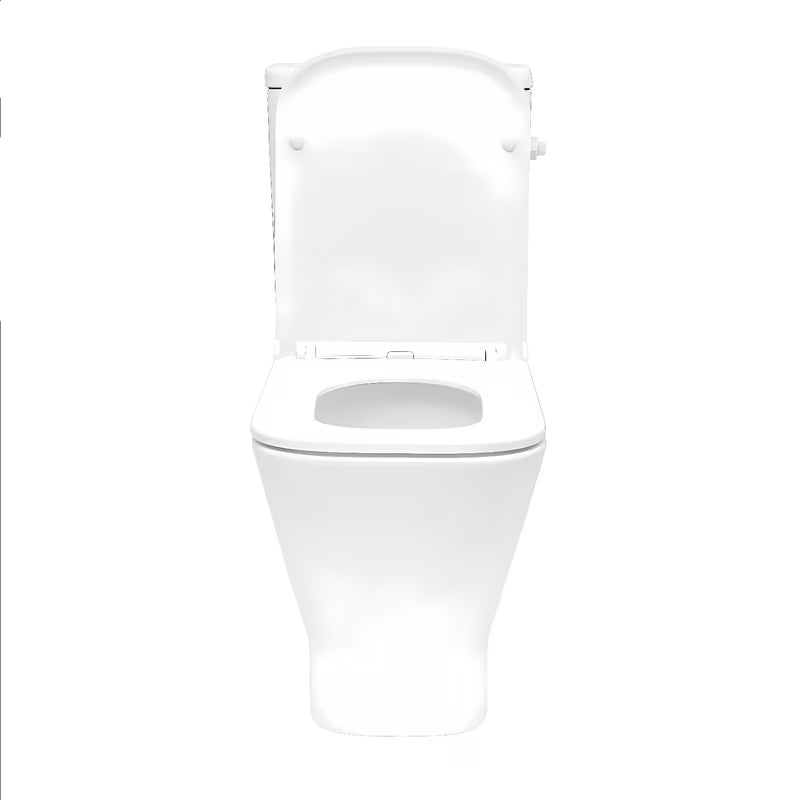 Bijeli WC kombi SAT B-Way s vrtložnim ispiranjem, vodokotlićem i sjedalom sa soft Close