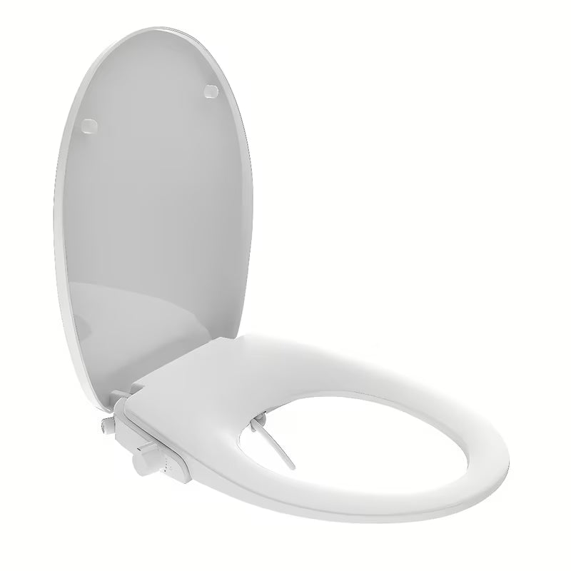 Bijeli WC daska SAT Easy s integriranim bideom, upravljanjem kotačićem i soft Close spuštanjem.