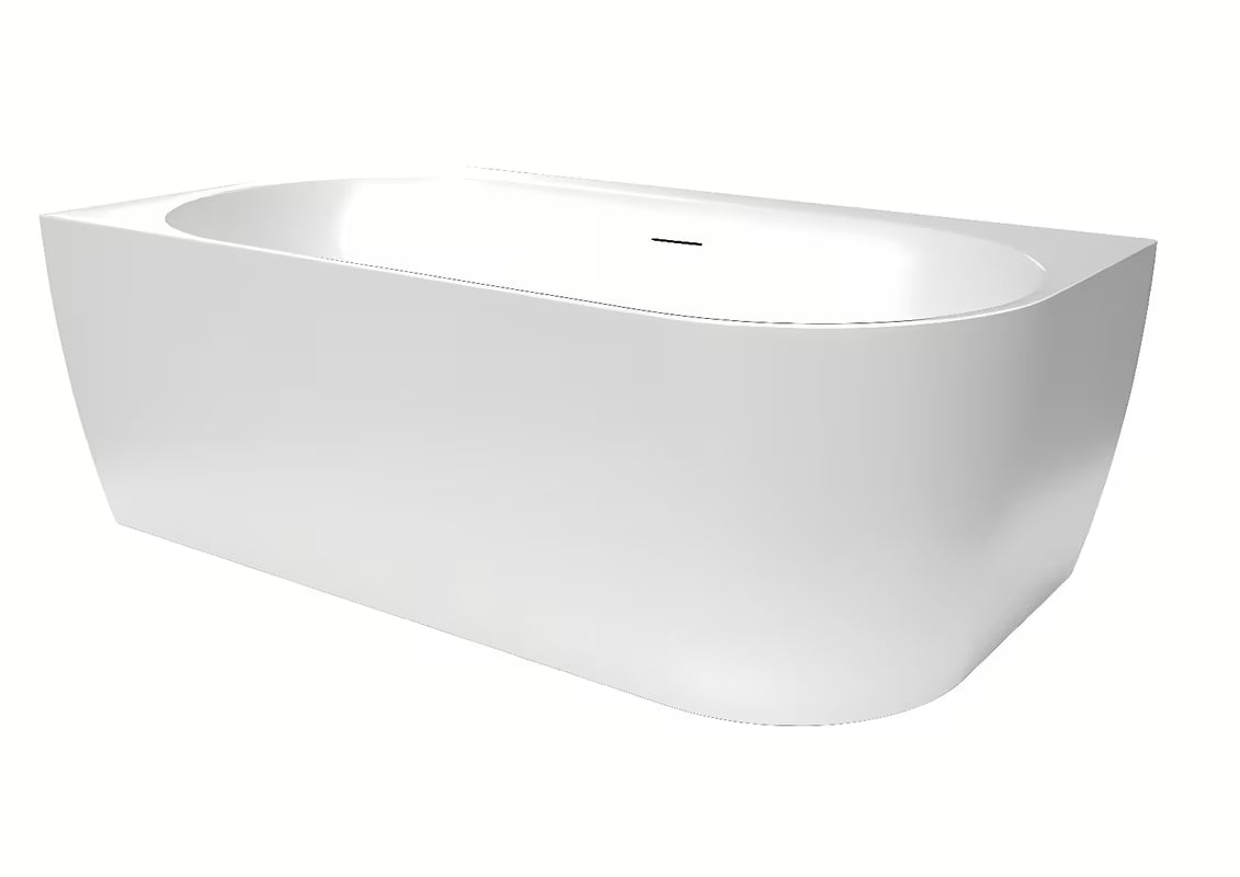 Samostojeći akrilna kada SAT Brevis u lijevoj izvedbi dimenzija 159x84 cm sa sjajnom površinom.