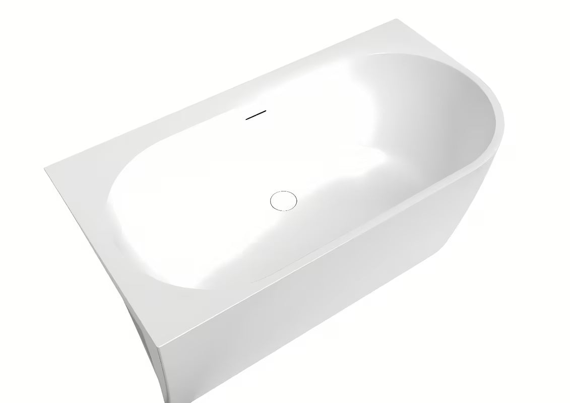 Samostojeći akrilna kada SAT Brevis u lijevoj izvedbi dimenzija 159x84 cm sa sjajnom površinom.