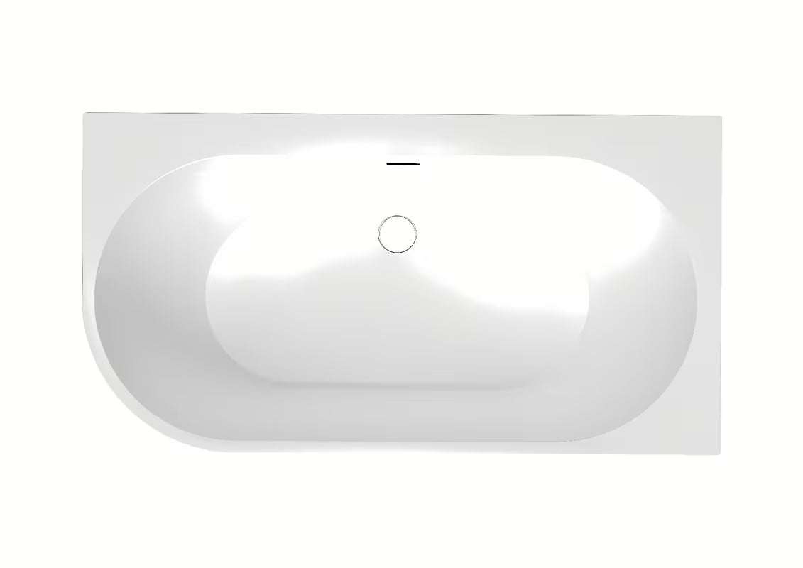 Samostojeći akrilna kada SAT Brevis u desnoj izvedbi, prikladna i pro za postavljanje za kutnu ugradnju