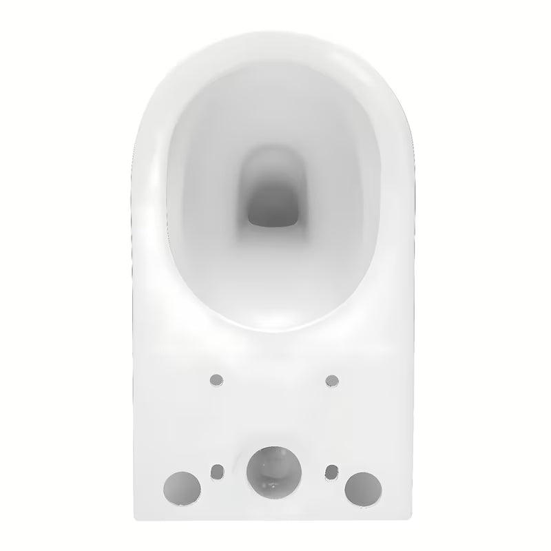 Bijeli samostojeći WC kombi SAT Brevis s vodokotlićem, WC daskom soft Close i dvokoličinskim ispiranjem