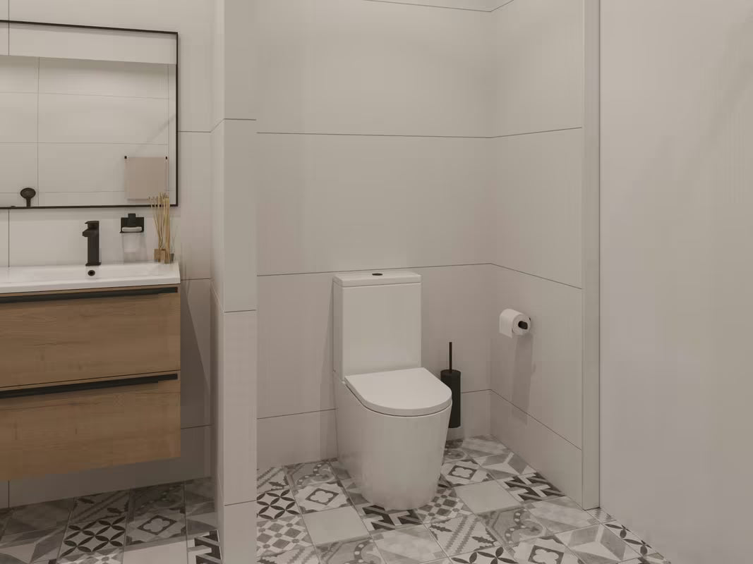 Umivaonički odvod SAT u izvedbi Gun Metal sa zatvaračem click-clack i PVD završnom obradom.