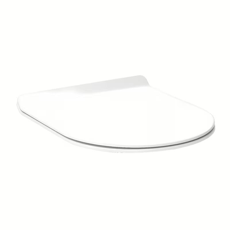Bijelo WC daska SAT Brevis sa sustavom soft Close i metalnim šarkama sa skrivenim pričvršćenjem