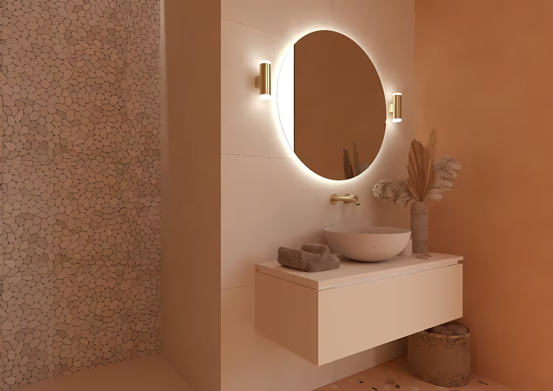 Pješčani betonski umivaonik na ploču SAT Cemento 42x42 cm s tankim stijenkama