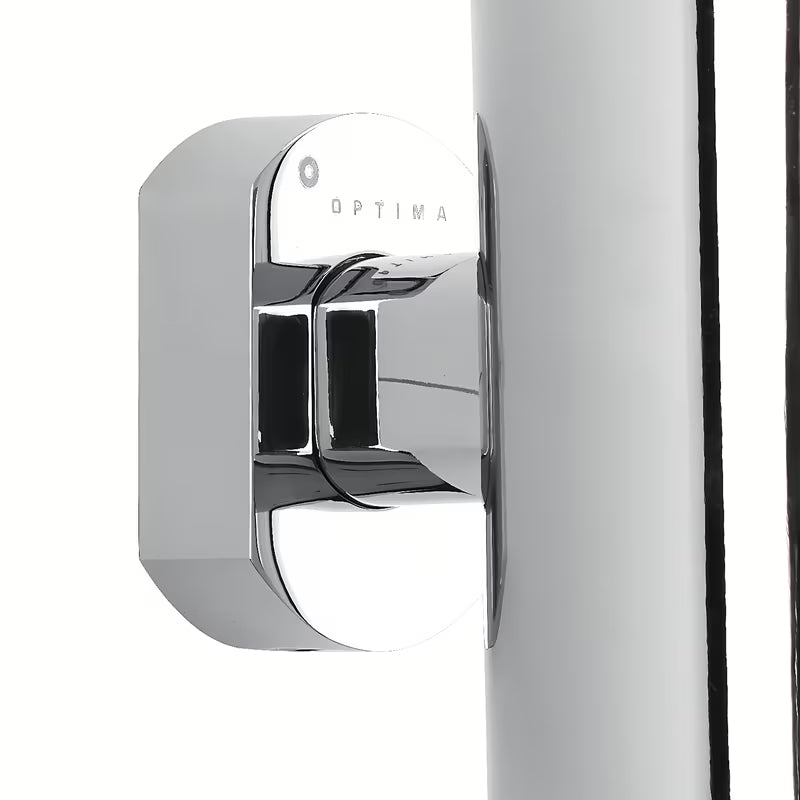 Elegantna zidni dozator sapuna SAT Cube Way u kromiranoj izvedbi