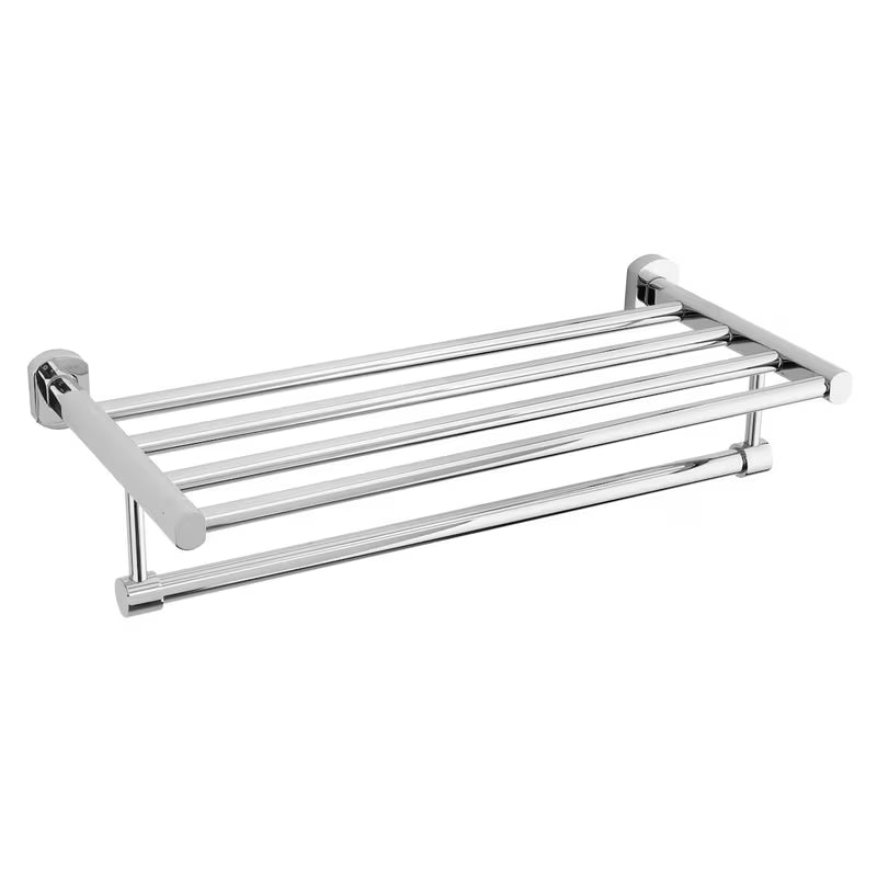 Zidna polica SAT Cube Way u izvedbi chrome za kupaonicu