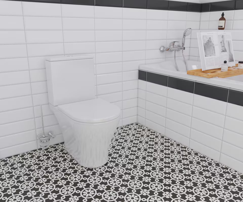 Zidna ČETKA za Wc SAT Cube Way u krom izvedbi sa zaobljenim dizajnom pro modernu kupaonicu.