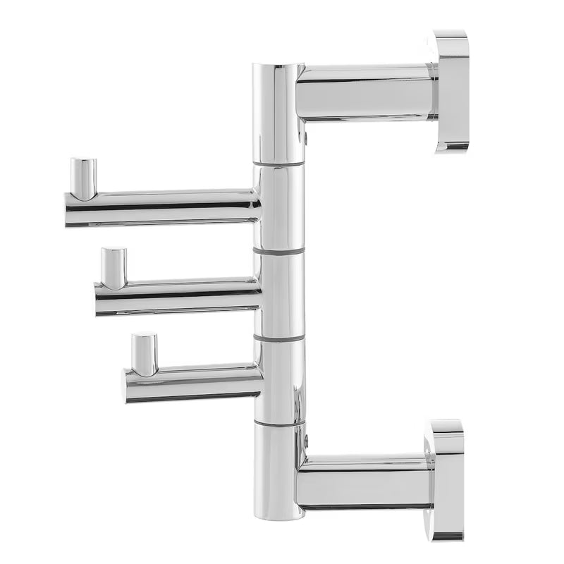 Višenamjenski trostruka kukica SAT Spirit/Cube Way u izvedbi chrome pro za vješanje ručnika i ogrtača.