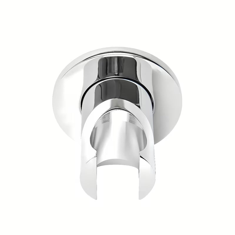 Fiksni nosač ručnog tuša SAT Dark u sjajnoj kromiranoj izvedbi pro za stabilno učvršćenje ručnog tuševi.