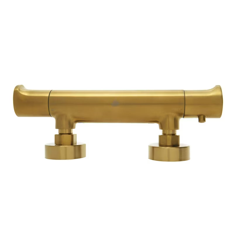 Termostatska miješalica za tuš SAT Dark u mat brušenom zlatu pro za zidnu ugradnju