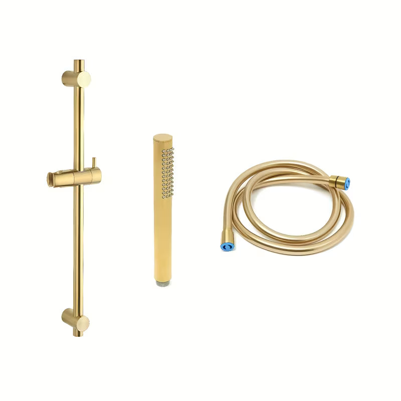 Tuš set SAT Dark u završnoj obradi brušeno zlato s tri funkcije