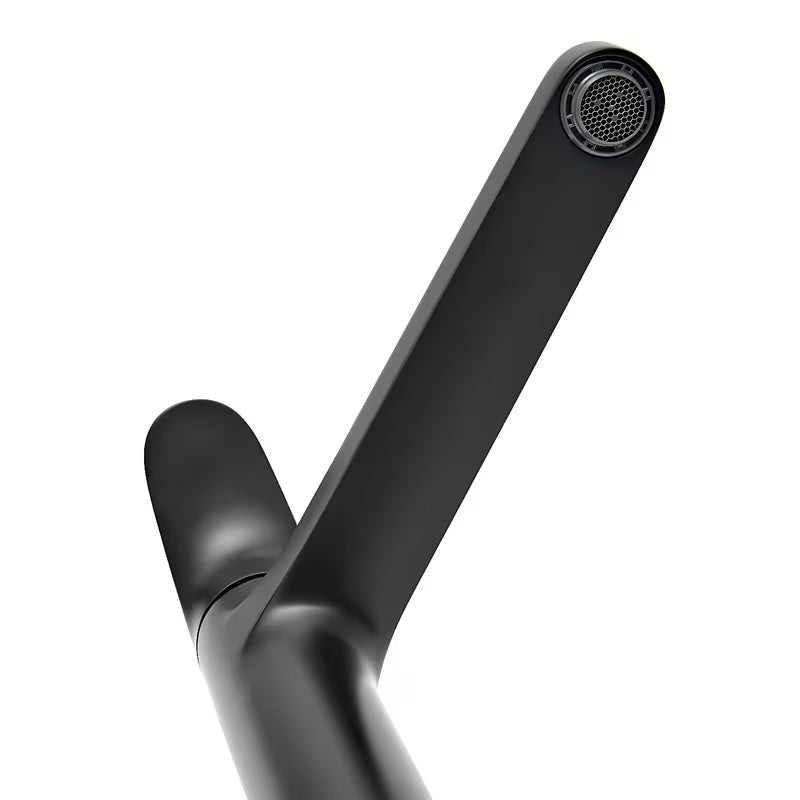 Visoka miješalica za Umivaonik SAT Dark bez odvoda u mat crnoj boji