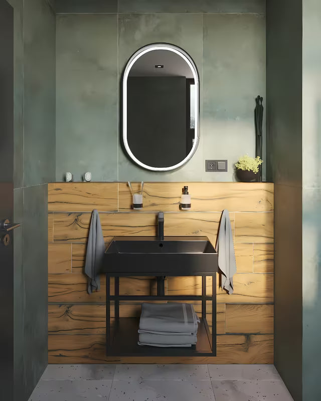 Crni zidni dozator sapuna SAT Project modernog minimalističkog dizajna