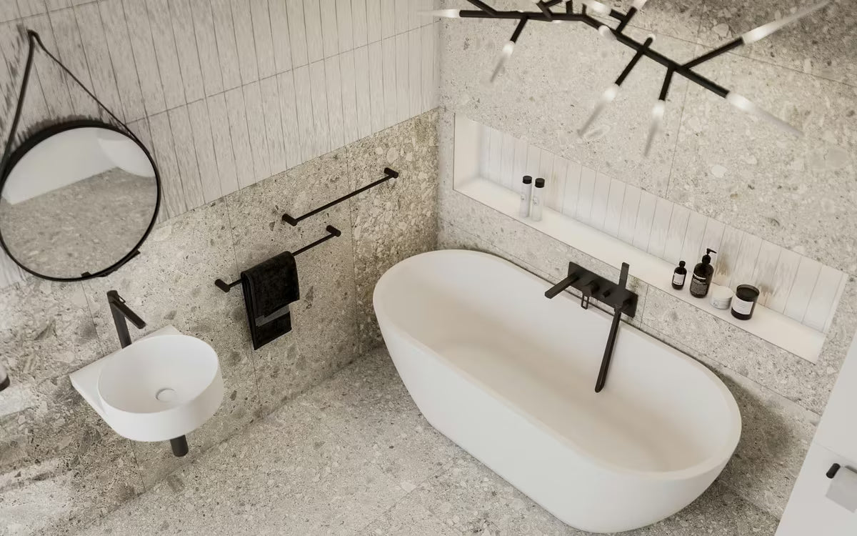 Samostojeći akrilna kada SAT Dua 170x75 cm prikladna za zid i za samostojeću ugradnju