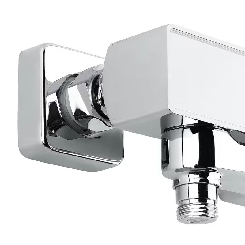 Zidna jednoručna baterija miješalica za kadu SAT Elements u izvedbi bijela i krom bez tuš seta.