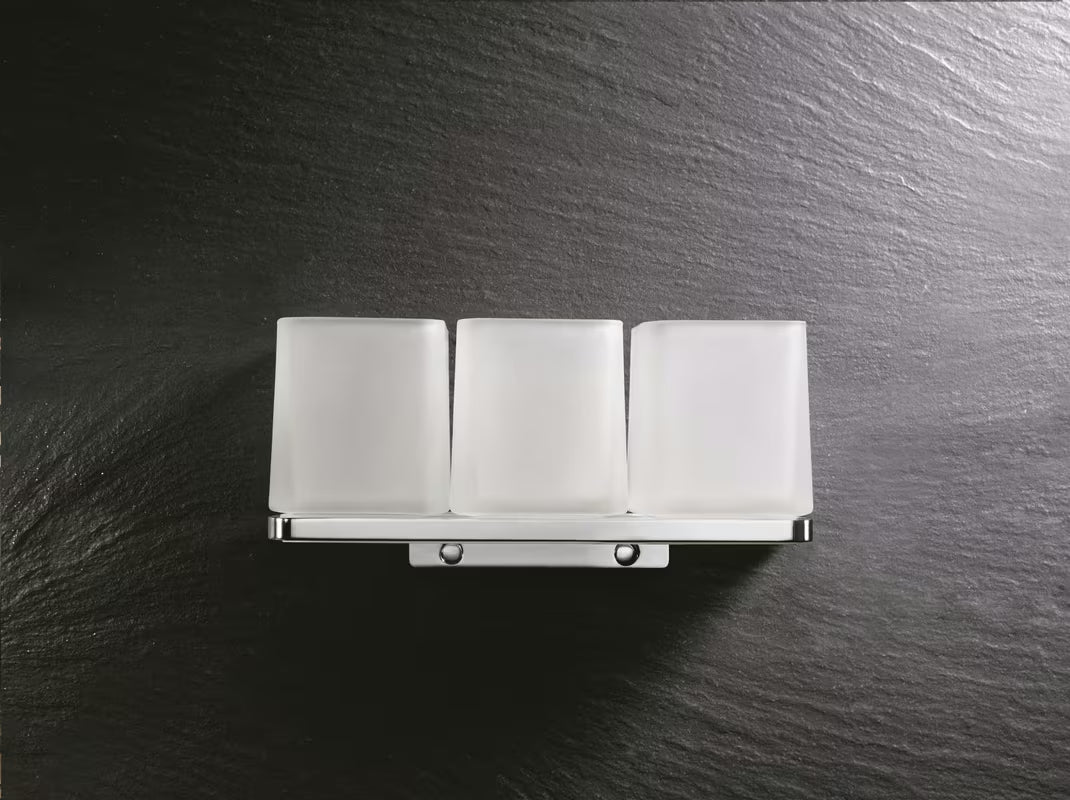 Zidna čaša SAT Evolution S od satiniranog stakla za kupaonicu.