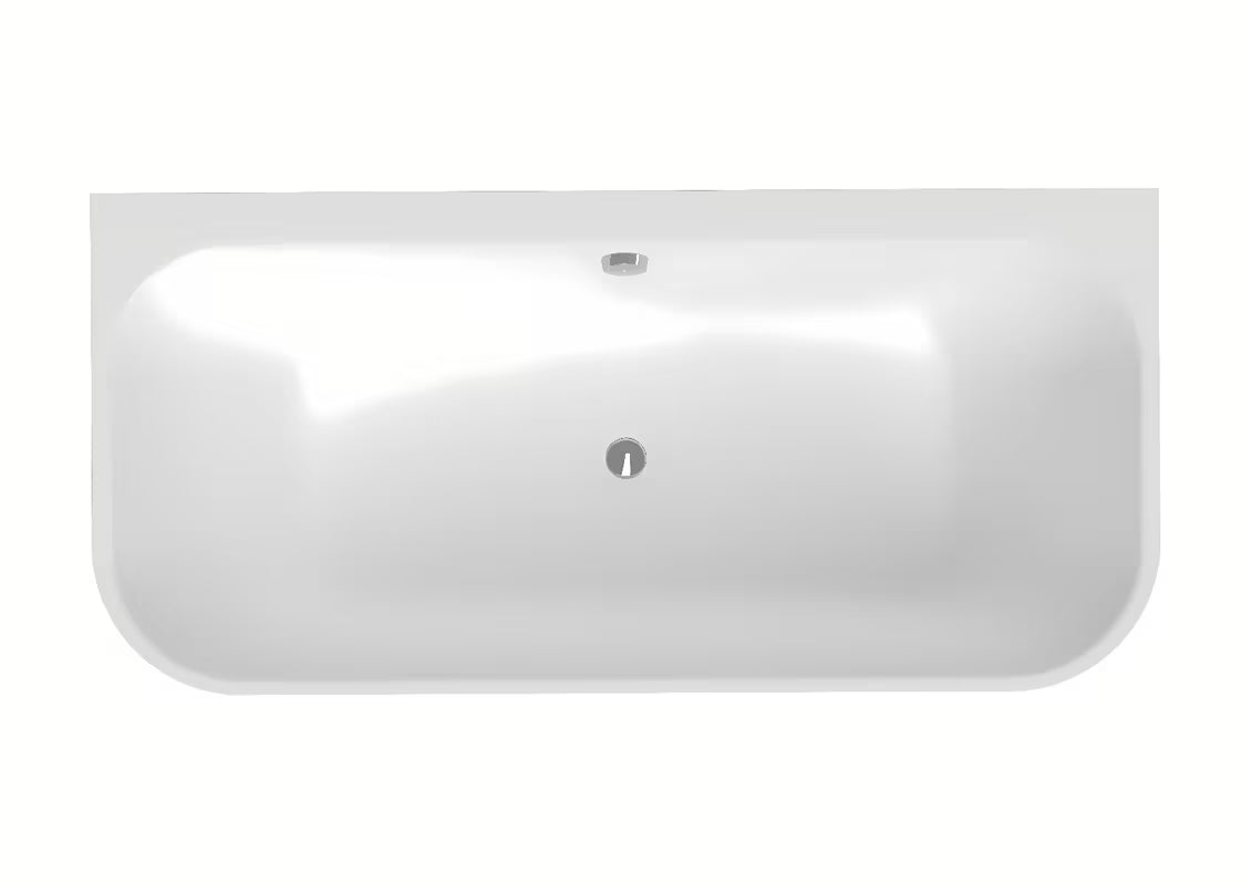Samostojeća kada za zid SAT Evolution 170 x 80 cm od akrila