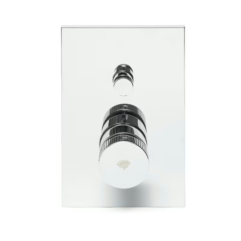 Podžbukna tuš i miješalica za kadu SAT Evolution u krom izvedbi s ručicom