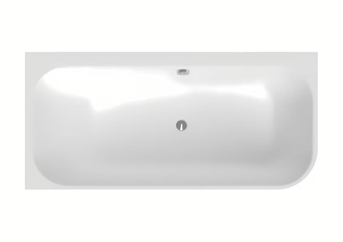 Samostojeći akrilna kada SAT Evolution za kutnu ugradnju u lijevoj izvedbi 170x80 cm.