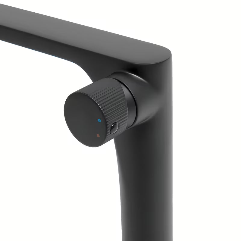 Visoka miješalica za Umivaonik SAT Evolution u mat crnoj boji bez odvoda