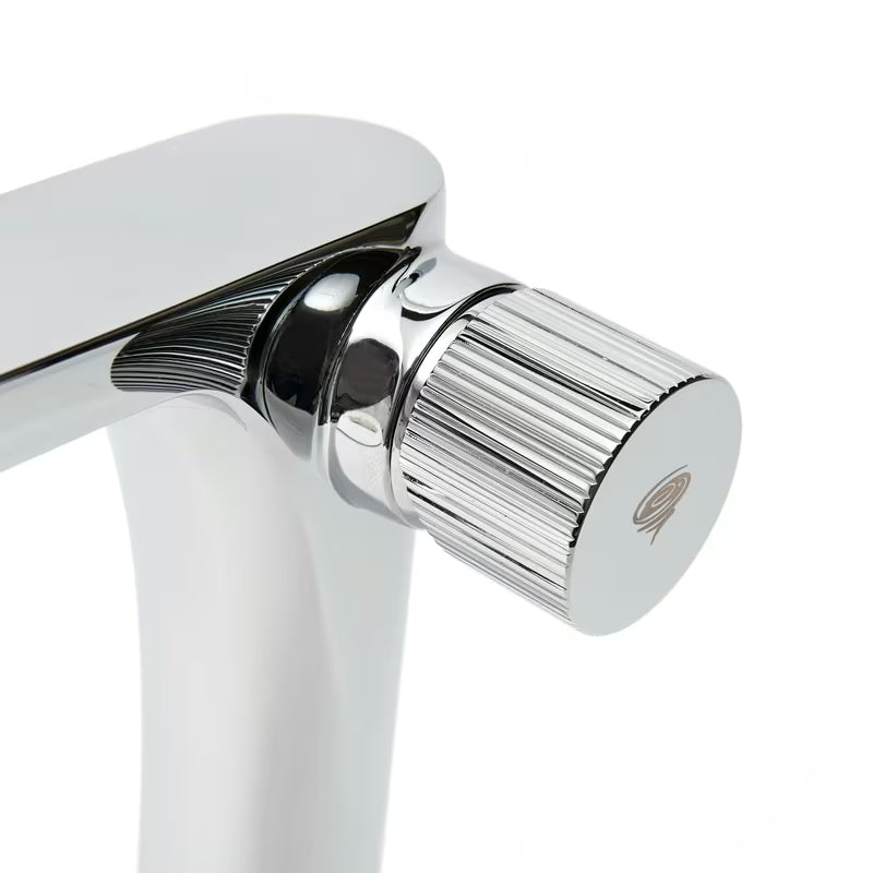 Visoka jednoručna baterija miješalica za umivaonik SAT Evolution u krom izvedbi pro umivaonik na ploču.