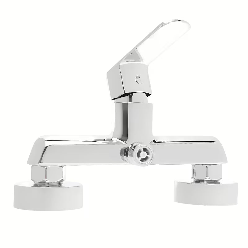 Zidna jednoručna baterija miješalica za tuš SAT Feel u kromiranoj izvedbi bez tuš seta.