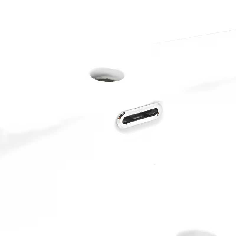 Bijeli sjajni keramički umivaonik za kupaonski ormarić SAT Fusion 100,6x46,3 cm sa središnjim otvorom i preljevom.