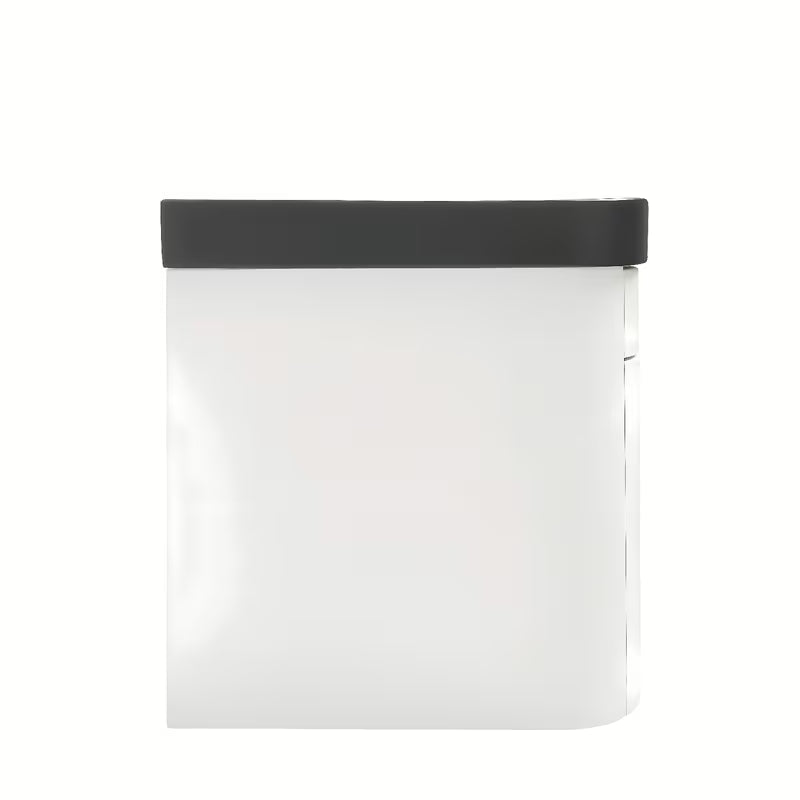 Viseća ormarić s keramičkim umivaonikom SAT Fusion u mat bijeloj boji s utičnicom i zaobljenim kutovima.