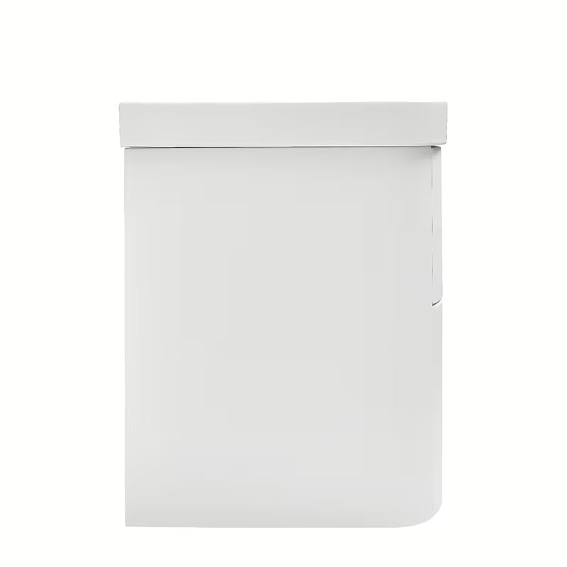 Viseća kupaonski ormarić s umivaonikom SAT Fusion u mat bijeloj boji s dvije ladice.