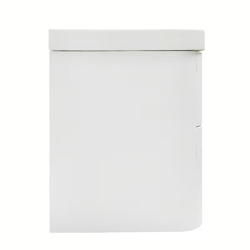 Viseća ormarić s umivaonikom SAT Fusion u mat bijeloj boji s dvije ladice