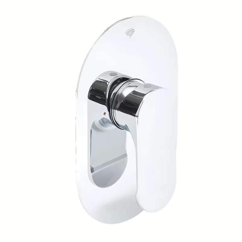 Podžbukna jednoručna baterija miješalica za tuš SAT Fusion u kromiranoj izvedbi pro čist minimalistički izgled kupaonice.