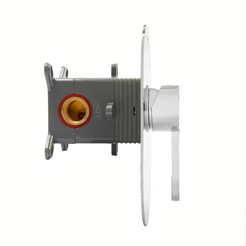 Podžbukna jednoručna baterija miješalica za tuš SAT Fusion u krom izvedbi pro modernu kupaonicu