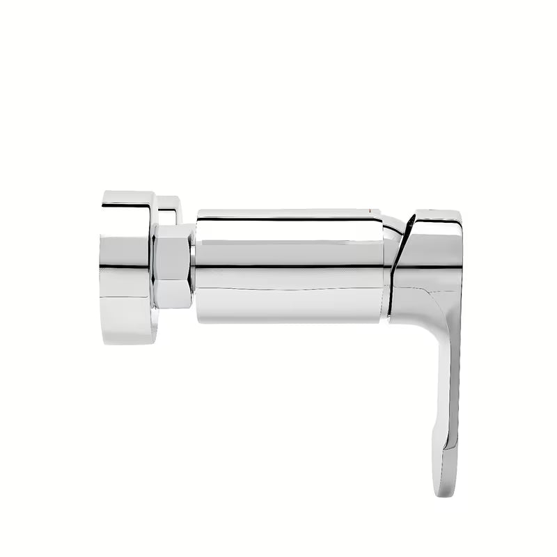 Kromirani zidna jednoručna baterija miješalica za tuš SAT Fusion bez tuš seta