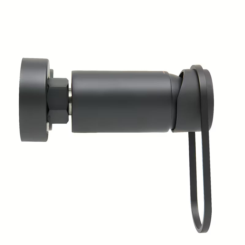 Zidna jednoručna baterija miješalica za tuš SAT Fusion u mat crnoj boji