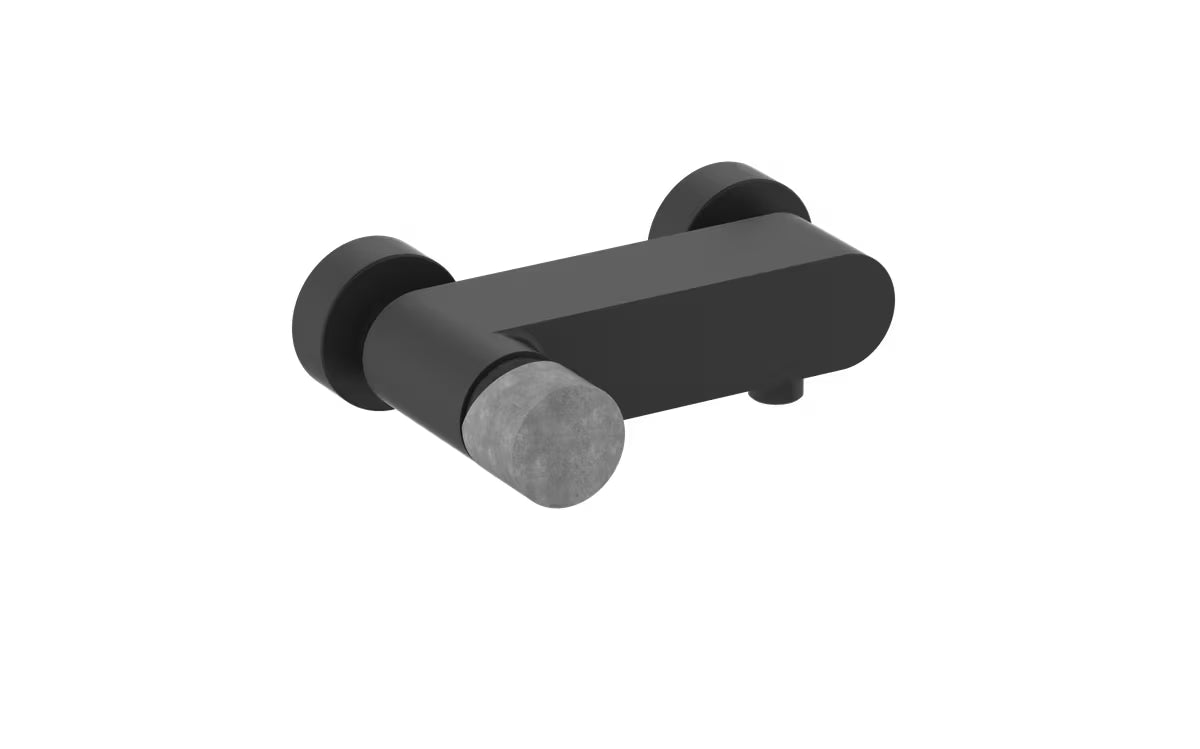 Jednoručna Baterija miješalica za tuš SAT Fusion bez tuš seta s ručicom u dekoru betona