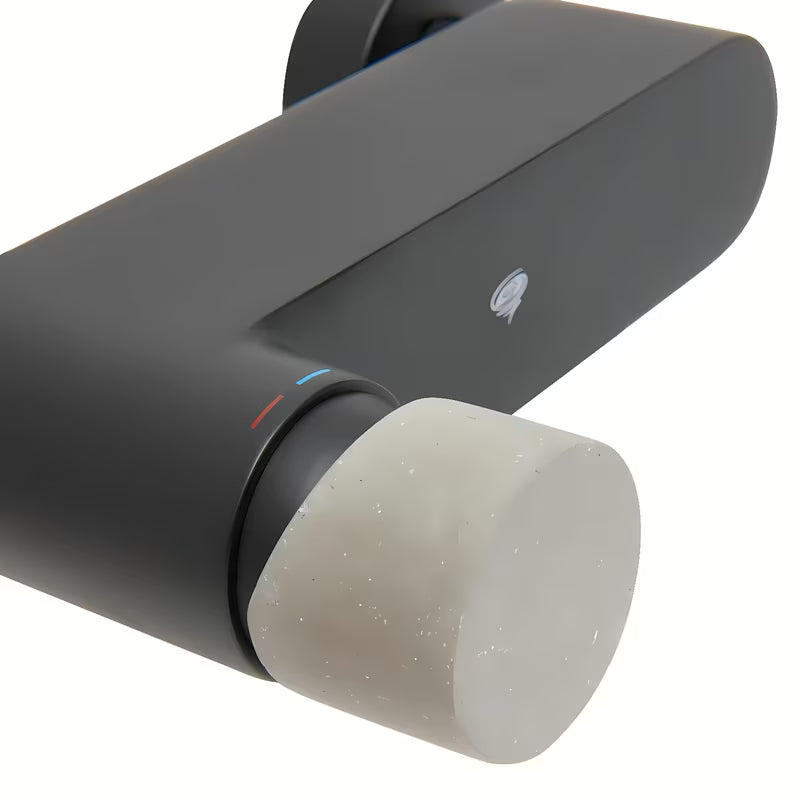 Jednoručna Baterija miješalica za tuš SAT Fusion bez tuš seta s ručicom u dekoru betona