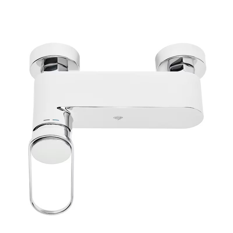 SAT Fusion zidna jednoručna baterija miješalica za tuš s kosom ručicom u krom izvedbi