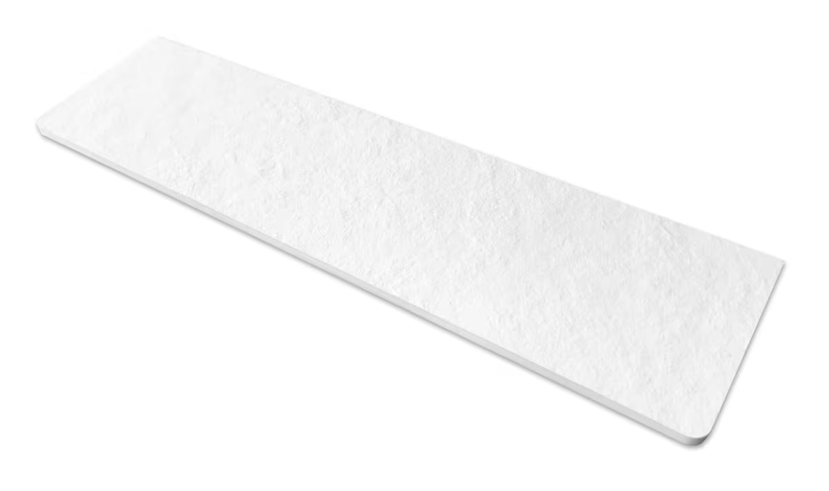 Pravokutna tuš kada SAT Fusion 100x80 cm od lijevanog mramora u boji blanco