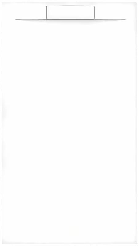 Pravokutna tuš kada SAT Fusion 120x90 cm od lijevanog mramora u boji blanco