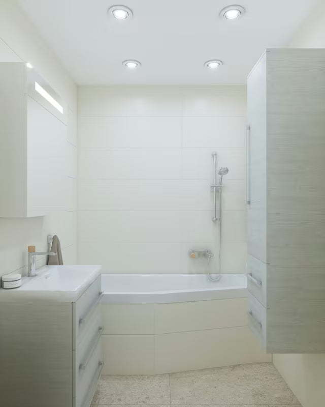 Jednoručna Baterija stojeća miješalica za umivaonik SAT Fusion u dekoru svijetlog drva bez odvoda